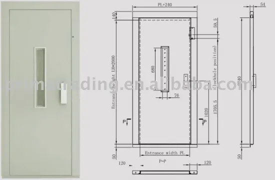 Elevator Semi-automatic Door P-A001