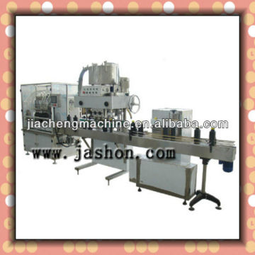 glass bottle filling capping labeling production line from jiacheng packaging machinery manufacturer