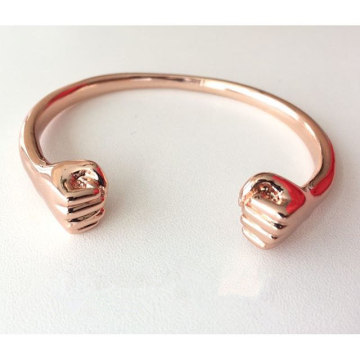 Bracciale doppio da uomo in acciaio inossidabile placcato oro