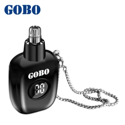 GB-G9 Professional LCD Display Nose Trimmer - Nose Hair Trimmer for Men