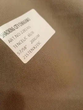 Woven Lyocell cotton twill sandwashed fabric 200gsm