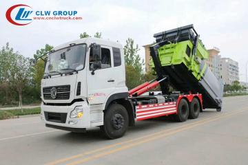HOT SALE Dongfeng 16cbm carriage removable garbage truck