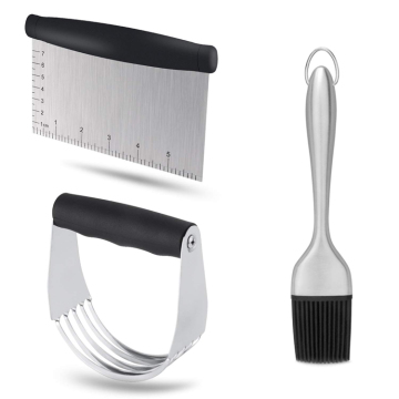 3pcs Stainless Steel Kitchen Baking Tools Set