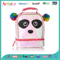 Panda pink sequins backpack