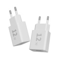 EU -Stecker 12W Wandladegerät für Telefon