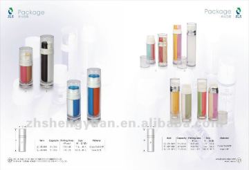 double inner container for cosmetics package