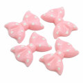 Hot Selling Flat terug Roze Strik Vormige Resin Cabochon Voor Handgemaakte Ambachtelijke Decoratie Kralen Charms