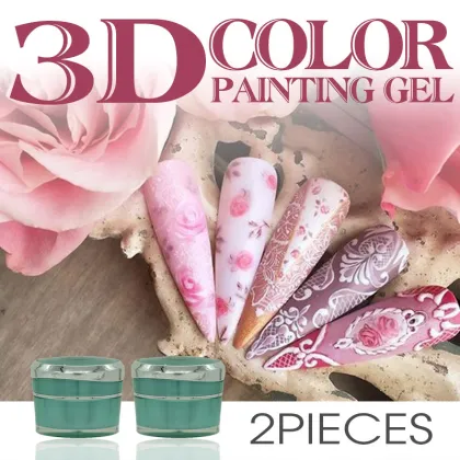 sculpture gel nail art paint
