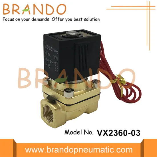 VX2360-03 SMC Type Brass Solenoid Valve 3/8'' 220VAC