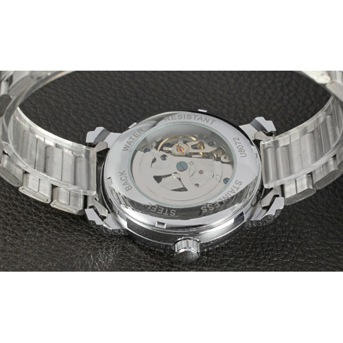 personlized men watch alloy case with stainless steel band