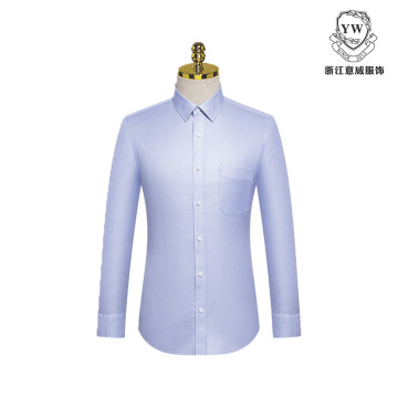 Modern Blue Trapezoid Shirt for Men MTG-135