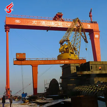 Customized 600 Ton Shipbuilding Port Gantry Crane for Sale