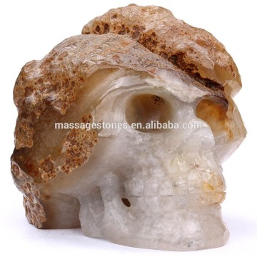 Wholesale natural agate skull gifts