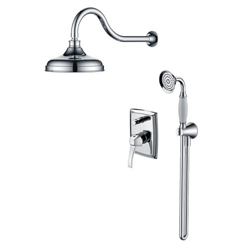 Dual Function Gold Shower System With Handheld