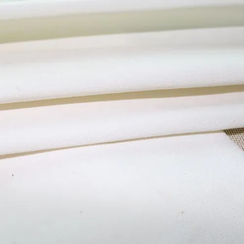 CVC Twill White Fabric