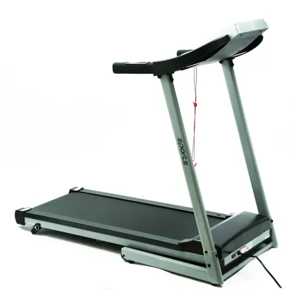 Compact Electric Treadmill with Silent Motor for Home Fitness