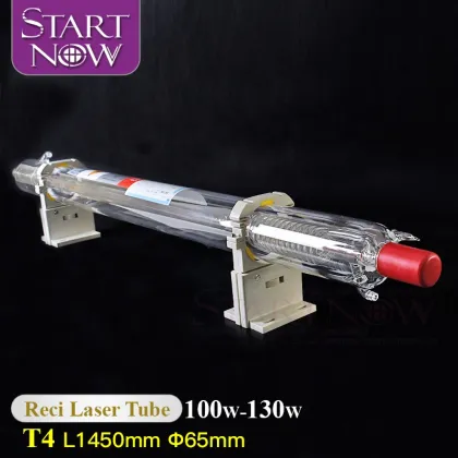 100W-130W CO2 Laser Tube for CO2 Cutting Machine - Reci T4 1400mm D65mm Laser Glass Lamp