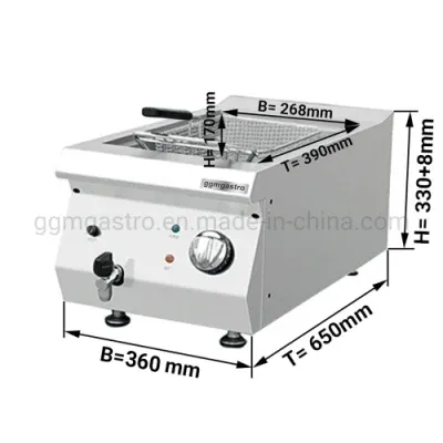 Butterball Turkey Potato Chip Fish Fryer Commercial Large Double Tank Electric Deep Fryers with Drain Cook