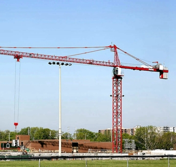 Better stability QTZ80-6012-6T tower crane