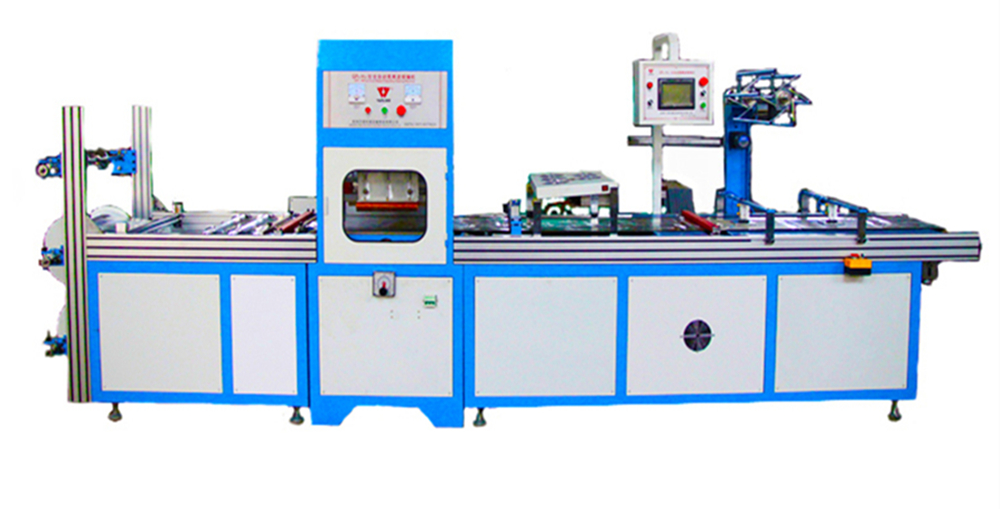 Automatic soft PVC bag welding machine