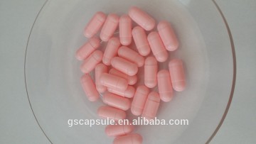 medicinal gelatin whole light pink empty hard capsule A