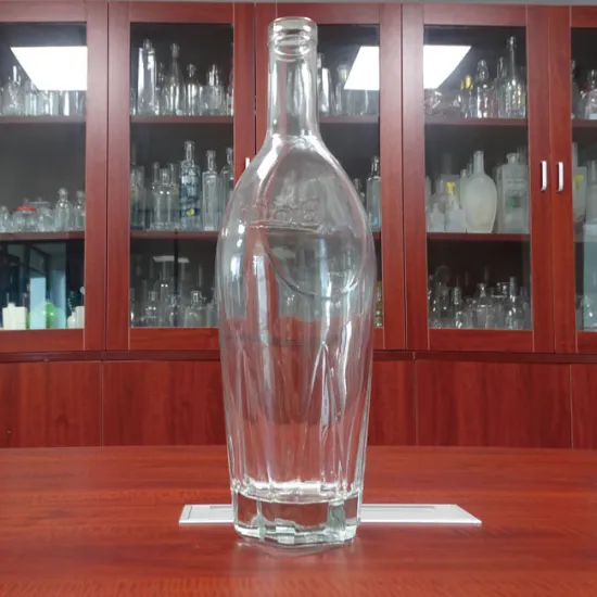 Custom Design Clear Glass XO 3L Empty Bottle VSOP Empty Bottle