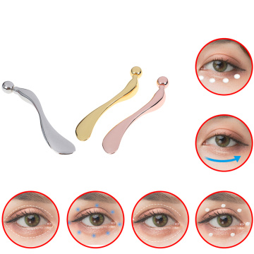1PC Metal Spatulas Facial Mask Spoon Anti Wrinkle Eye Cream Mixing Spatula Scoop Massage Sticks
