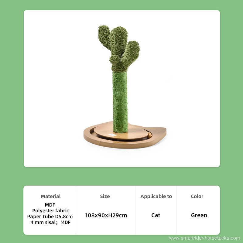 Cactus IQ Training Sisal Cat Cactus Post Scratcher
