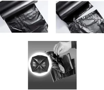 Black Garbage Bin Bags Refuse Sacks