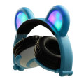 Headphone Panda Beruang Kabel Lampu LED untuk Anak-Anak