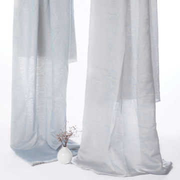 Double Layer Weaving Sheer Curtain 100% Poly