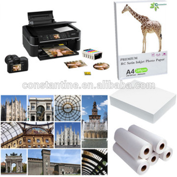 hot sell 120gsm -230gsm papel fotografico para tinta paper manufacturing plant