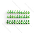 M3x6mm colored button aluminum screws