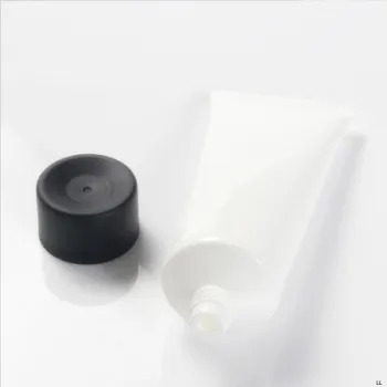 White Squeeze Plastic Empty Face Wash Tube 100g AL-