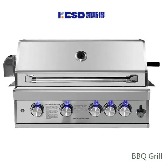 2024 New Style Piezo Ignition Gas Infrared Burner BBQ Portable Outdoor Grill Kitchen