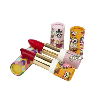Custom Cardboard Packaging Empty Kraft Paper Lipstick Tube