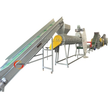 Pet HDPE Botol Botol Membuat Mesin / Plastik Botol Serpihan Jalur Daur Ulang (300-2000kg / jam)
