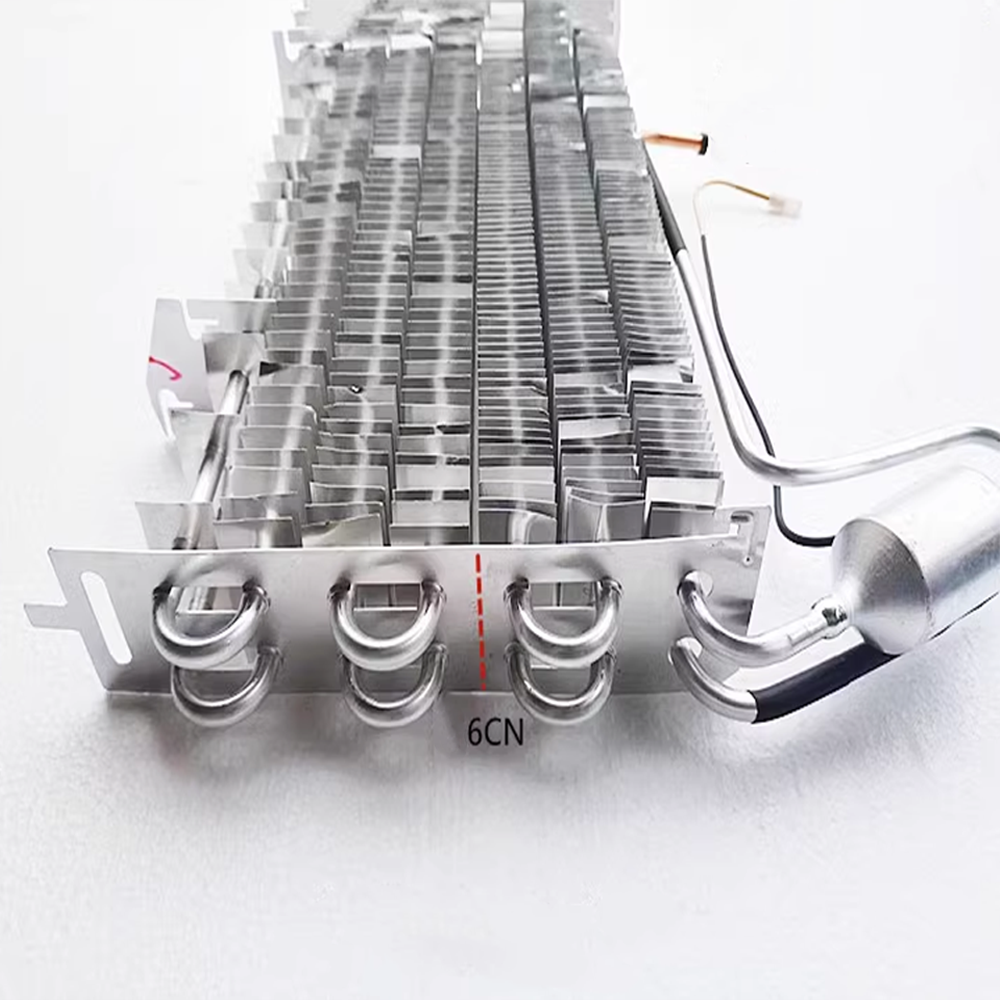 Low-temperature showcase radiator