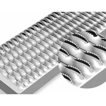 ZHENYU Hot Dipped Galvanized Metal Serrated Drainage Covers Grate for Rooftop Walkways