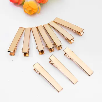 DIY Multi-Color Duck Bill Hair Clips - Nickel-Free Handmade Hair Accessories in Various Sizes