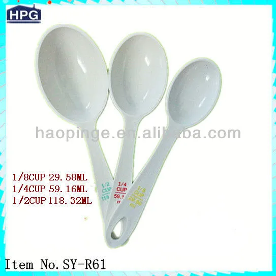 FDA Approved Plastic Camping Spoon Set