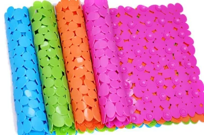 Anti-slip Bath Mat, PVC Bath Mat, Bathroom Mat