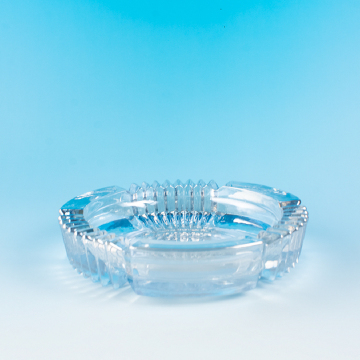 Wholesale Custom Logo New Arrival Home Office Smoke Ashtray - Colored Crystal & Clear Glass Ashtrays