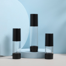 OEM Black Airless Bottle Black Color PP Airless Bottle for Cosmetic Luxury Factory