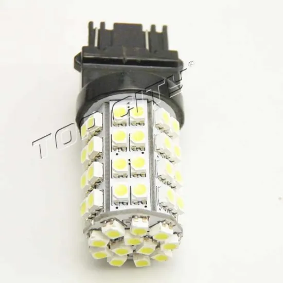 Switchback Double Color White and Amber 3157 60SMD T25 LED Bulbs Turn Signal Parking Lights