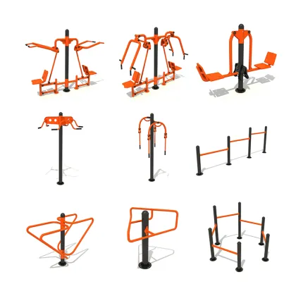 Stainless Steel Outdoor Gym Equipment: Limit Double Walker Fitness Gear
