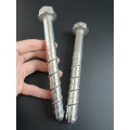 Direct fixing bimetal screw for concrete