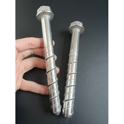 Direct fixing bimetal screw for concrete