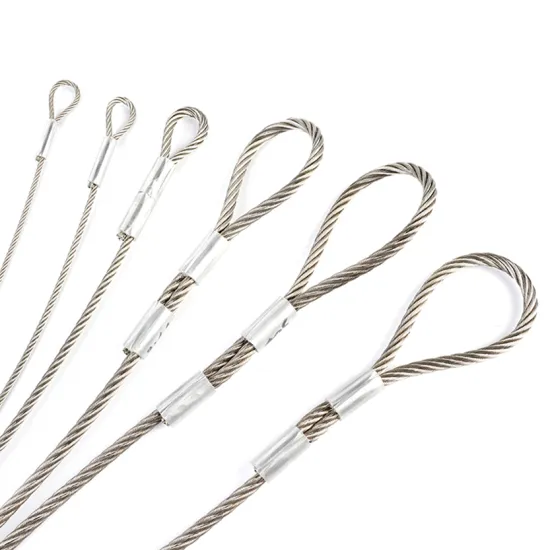 Safety cable luggage lock wire rope assembly