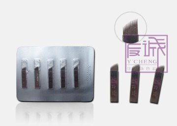 3 Star Premade Sterile Loose Permanent Makeup Needles For Manual Tattoo Pen